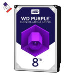 هارددیسک اینترنال وسترن دیجیتال مدل Purple WD80PURZ ظرفیت 8 ترابایت