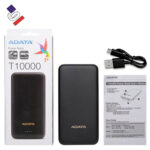 شارژر همراه ای دیتا مدل T10000 ظرفیت 10000 میلی آمپر ساعت - Image 4