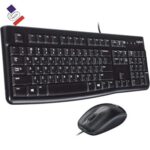 کیبورد و ماوس باسیم مدل MK120 لاجیتک با حروف فارسی